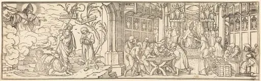 Traffic in Indulgences, by Hans Lützelburger