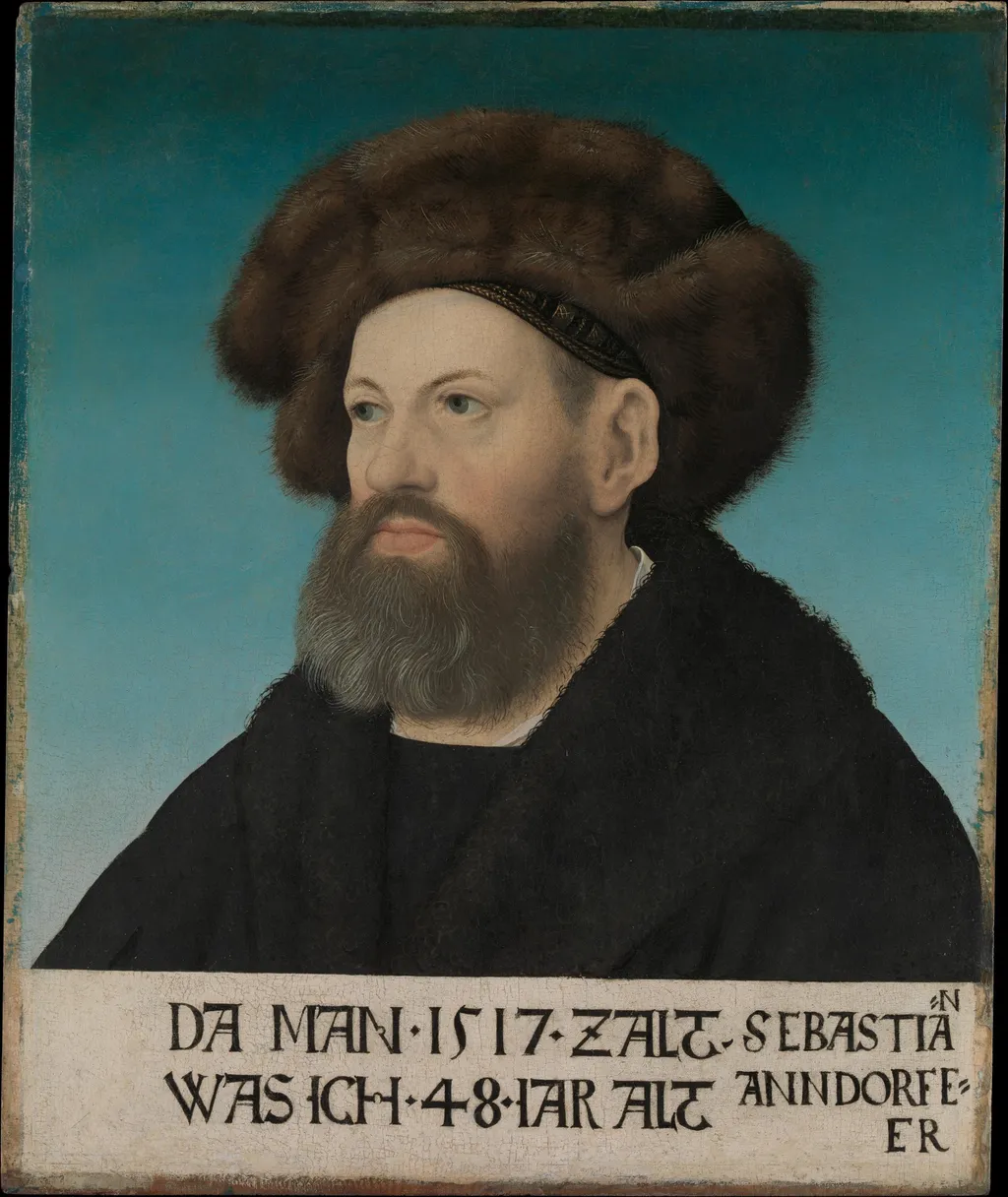Sebastian Andorfer (1469–1537), by Hans Maler zu Schwaz, oil, 1517