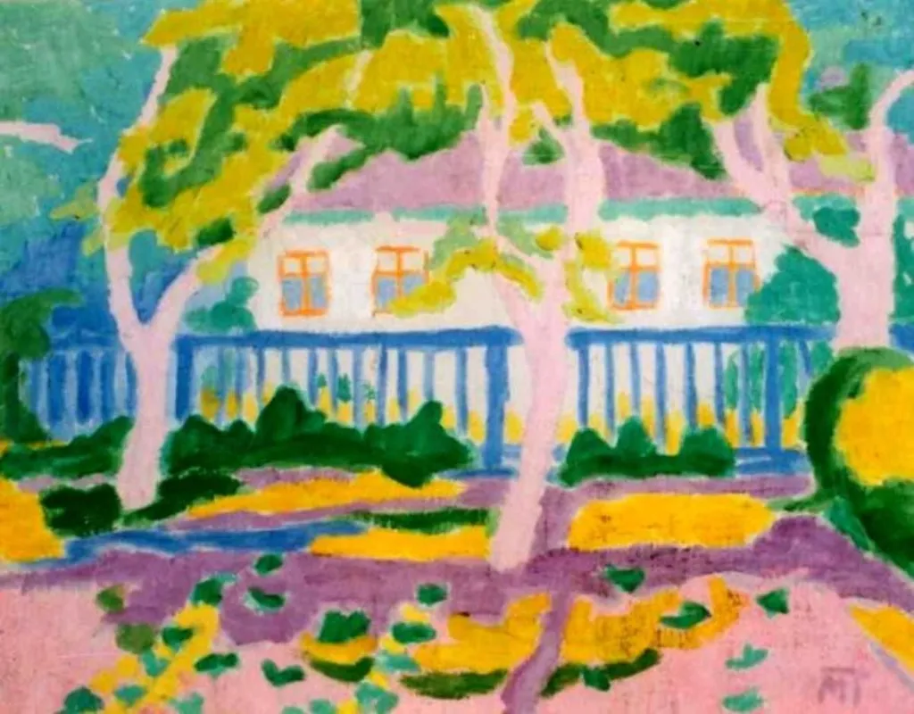 Casa părintească, by Hans Mattis-Teutsch, unspecified