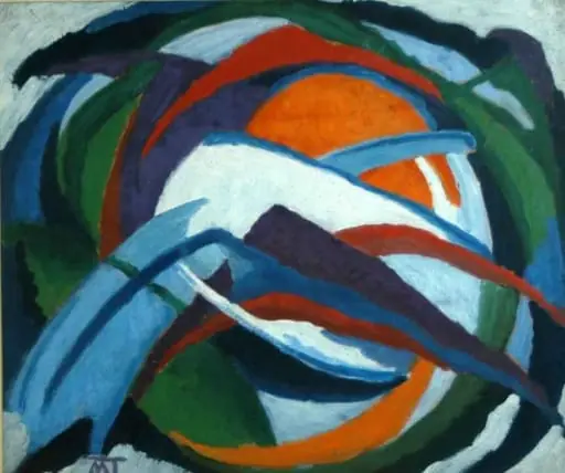 Compoziție (1916-1920), I, by Hans Mattis-Teutsch