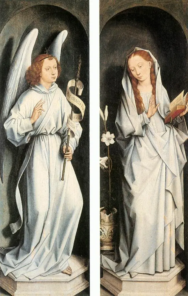 Annunciation, by Hans Memling