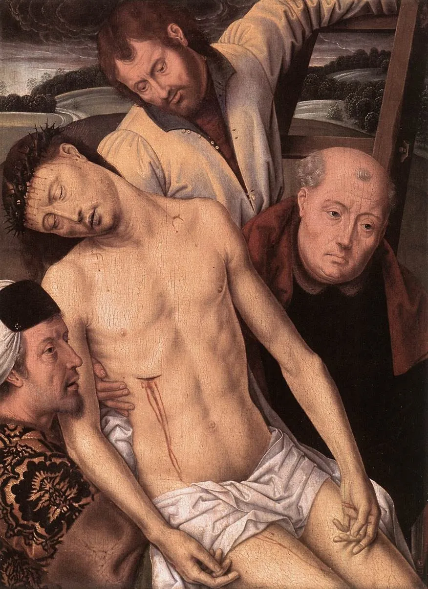 Deposition, by Hans Memling, oil