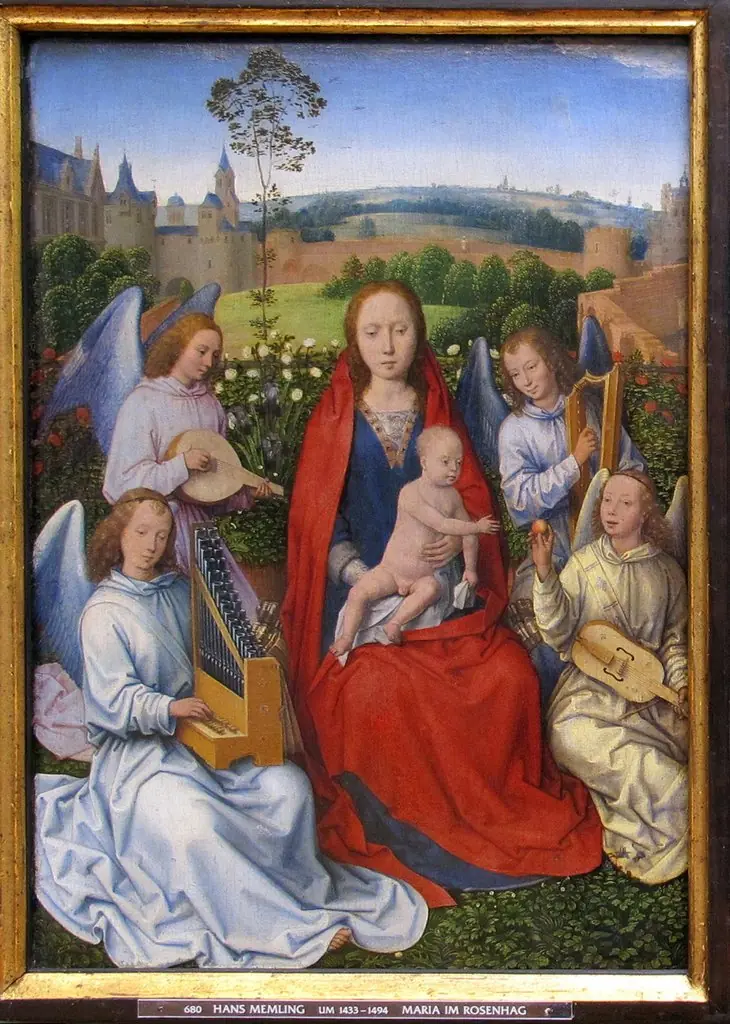 Madonna of the Rose Bower, by Hans Memling