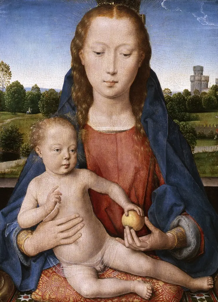Mary with the Child, by Hans Memling