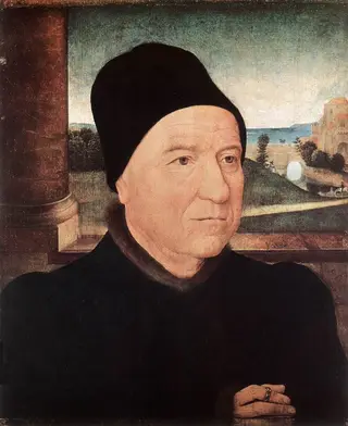 Portrait of a Elderly Man, by Hans Memling, 1470
