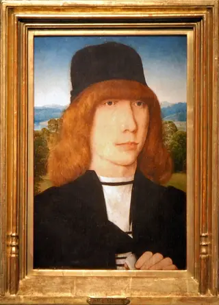 Portrait of a man, by Hans Memling