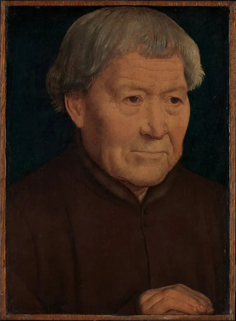 Portrait of an old man, by Hans Memling