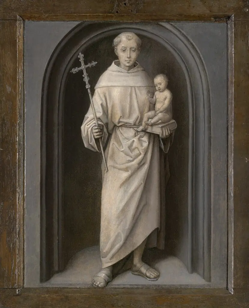 Saint Anthony of Padua, by Hans Memling