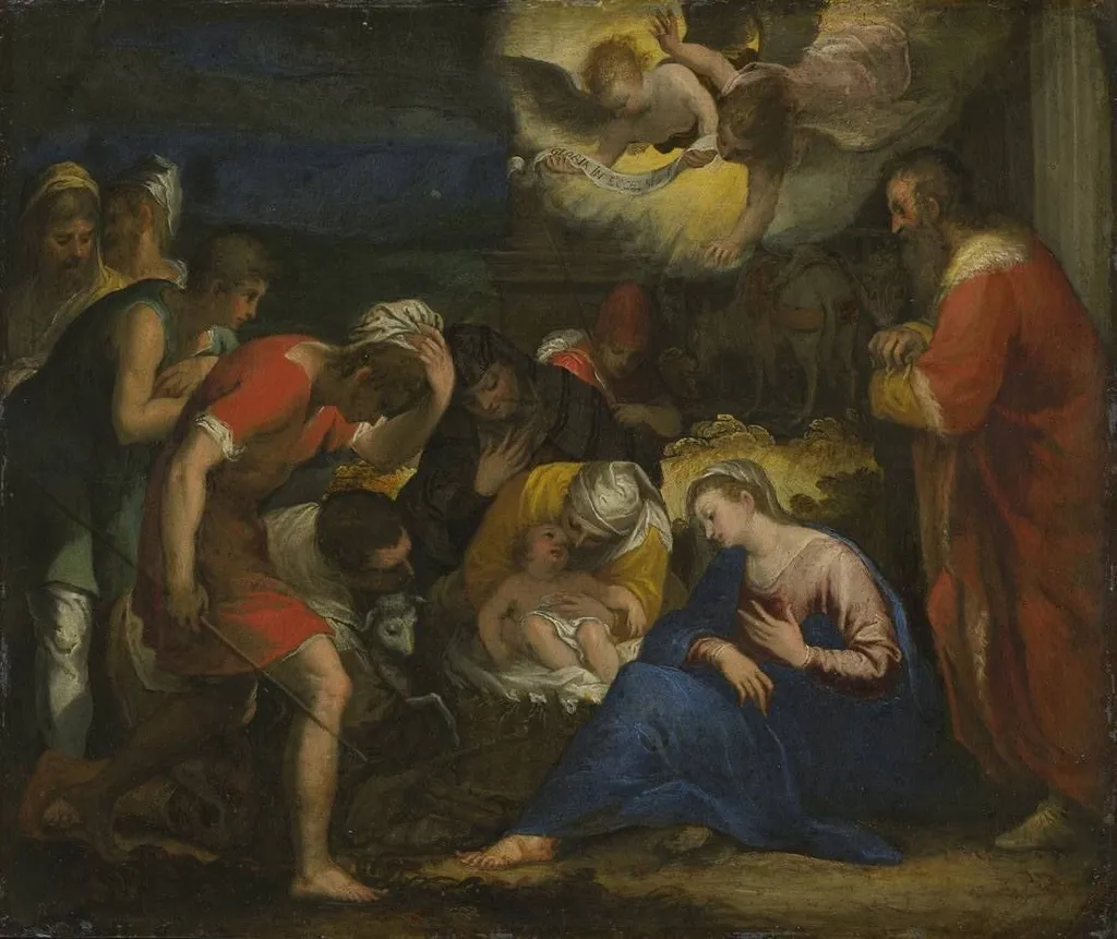 Die Anbetung der Hirten, by Hans Rottenhammer, unspecified, 1604