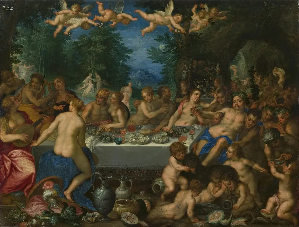 Feast of the Gods - The Marriage of Peleus and Thetis, by Hans Rottenhammer