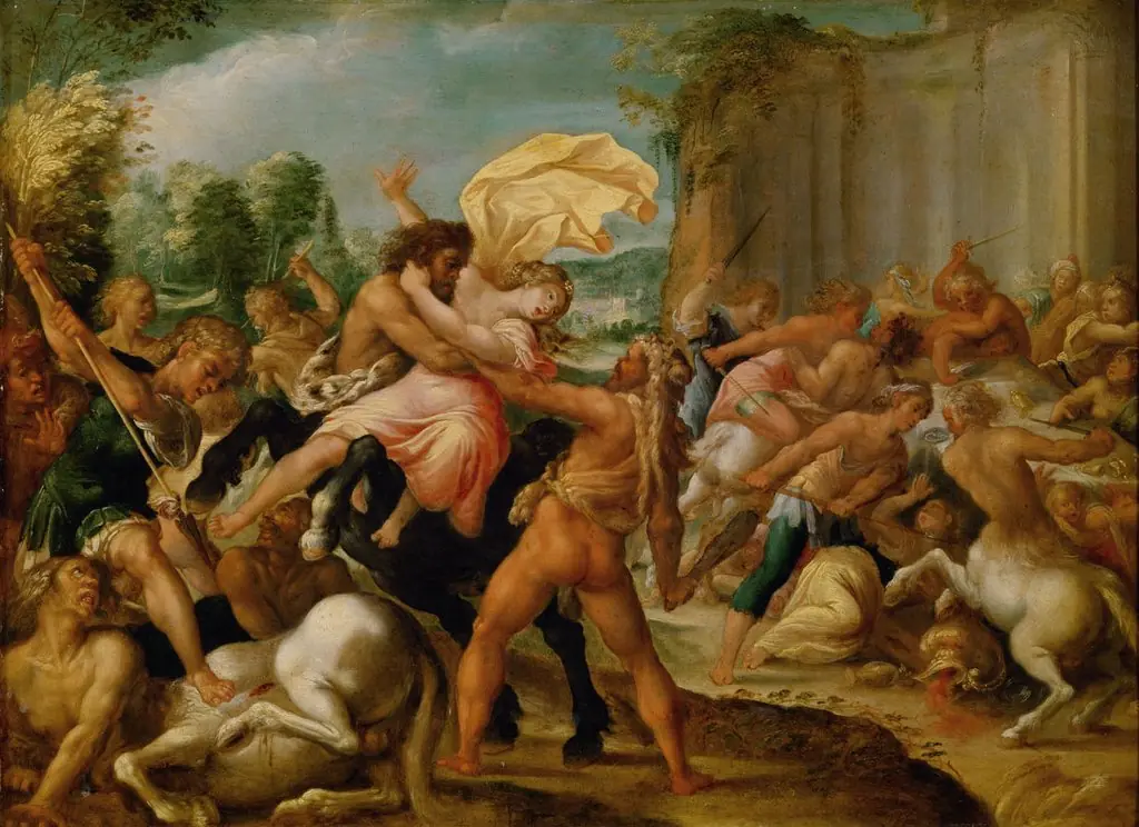 Herkules, Dejanira und der Kentaur Eurytion, by Hans Rottenhammer