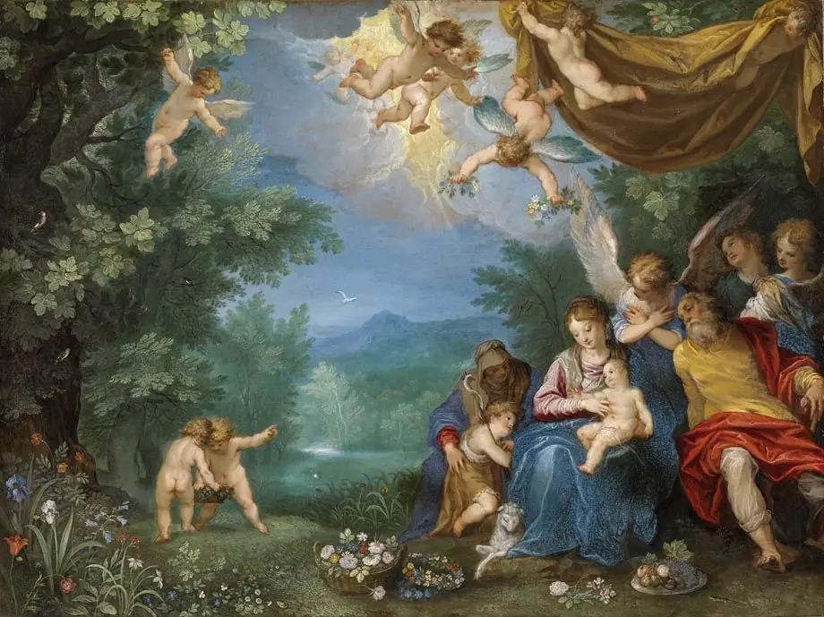 Rest on the Flight into Egypt, by Hans Rottenhammer