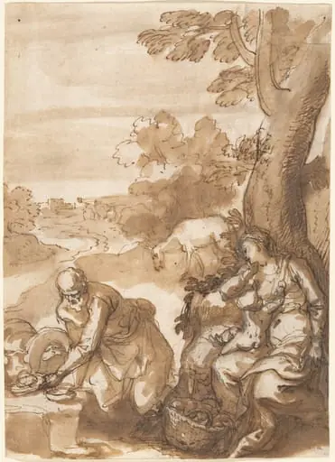 Rest on the Flight into Egypt, by Hans Rottenhammer
