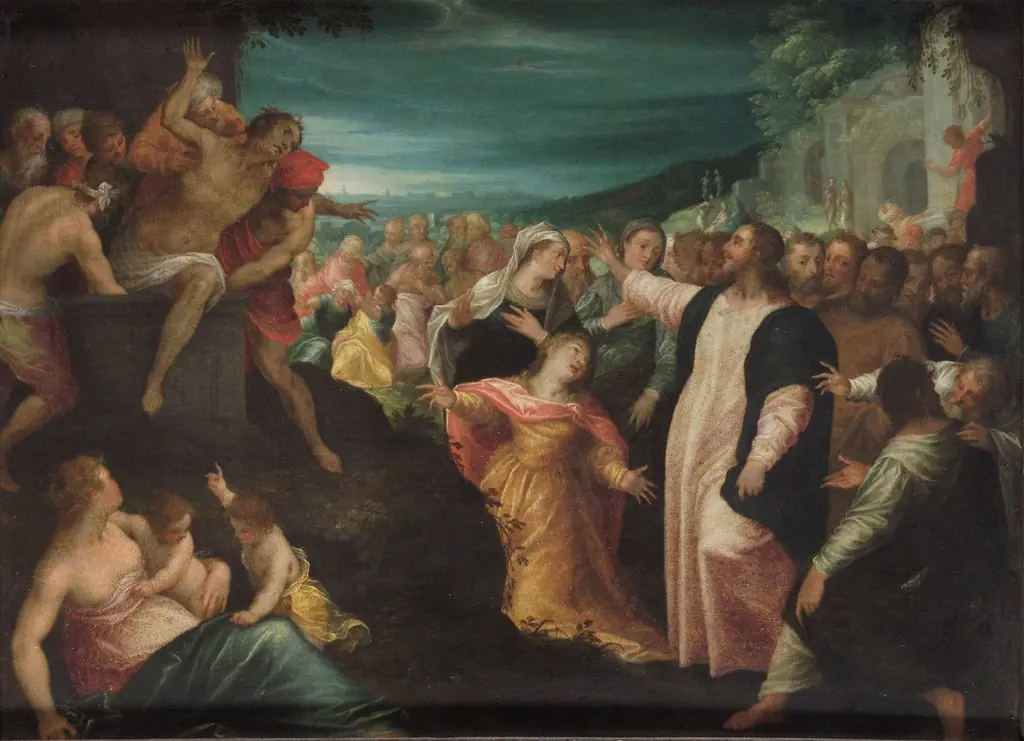 Resurrection of Lazarus, by Hans Rottenhammer