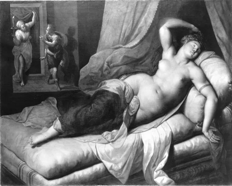 Schlafende Lucretia (?), by Hans Rottenhammer