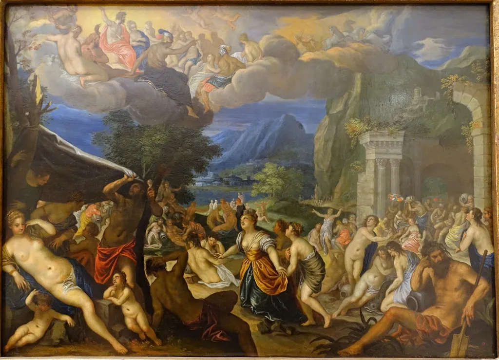 The Fall of Phaeton, by Hans Rottenhammer, unspecified, 1604