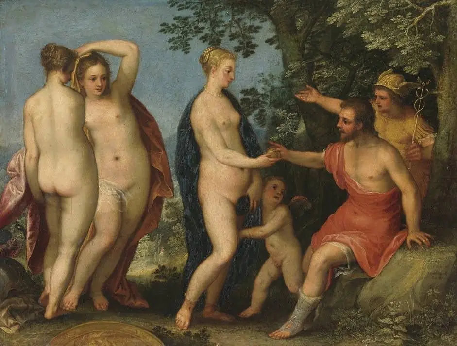 The Judgment of Paris, by Hans Rottenhammer