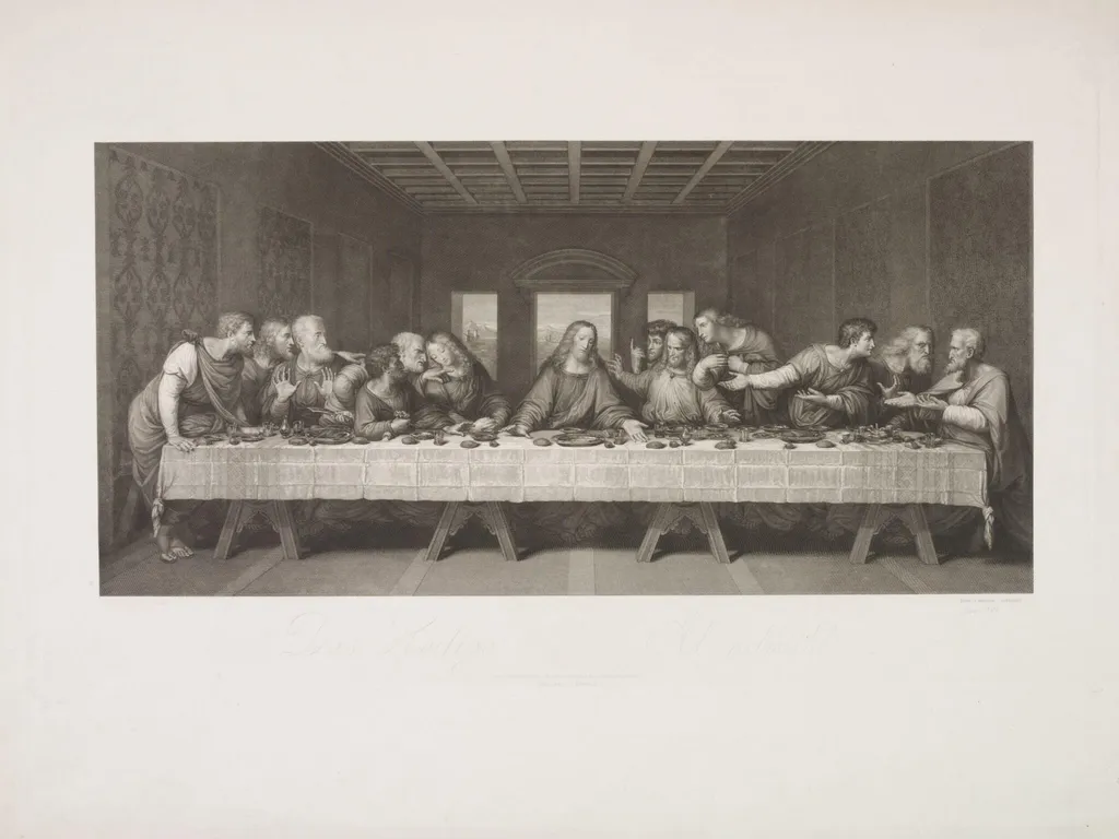 The Last Supper, by Hans Rudolph Rahn, 1850
