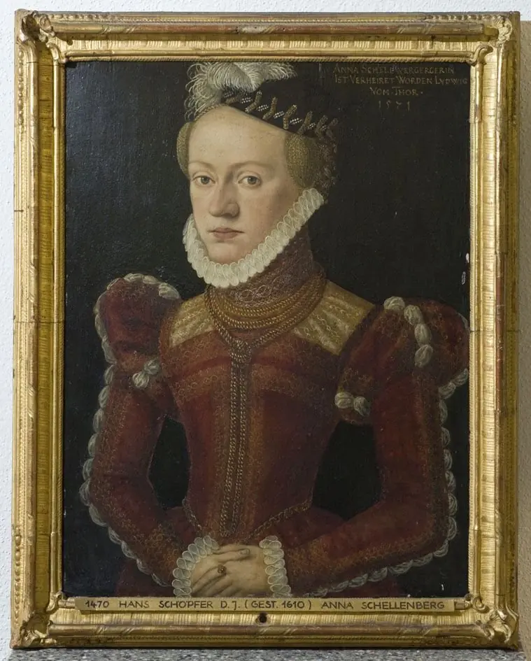Bildnis der Anna Schellenberger, by Hans Schöpfer