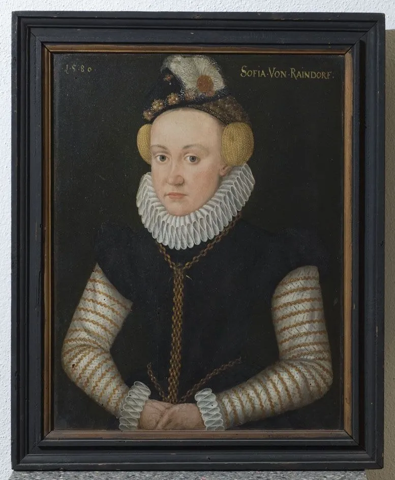 Bildnis der Sofia von Raindorf, by Hans Schöpfer, unspecified, 1590