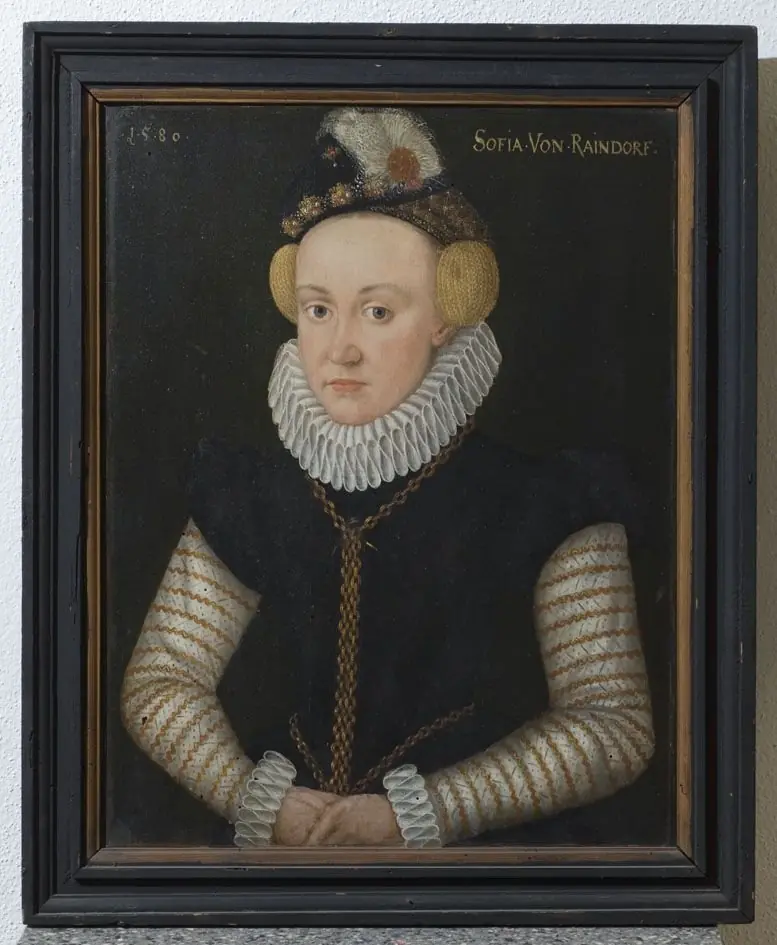 Bildnis der Sofia von Raindorf, by Hans Schöpfer
