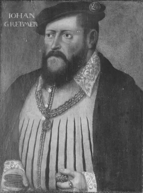 Bildnis des herzoglichen Kammerdieners Johann Grebmer zu Neuenhaus, by Hans Schöpfer