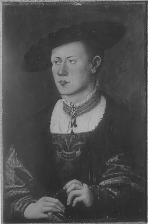Bildnis eines jungen Mannes, by Hans Schöpfer, unspecified, 1531