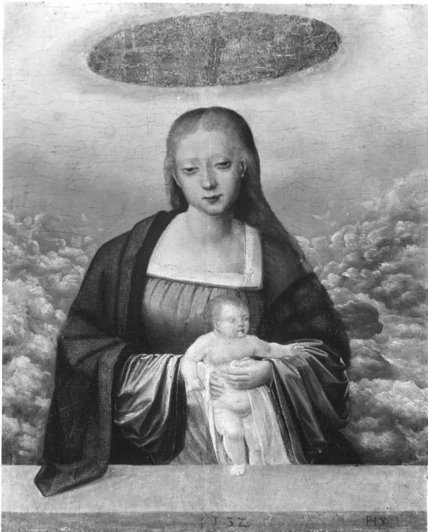 Maria mit Kind, by Hans Schöpfer, unspecified, 1532