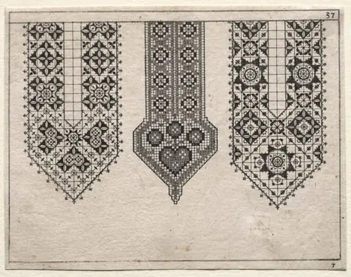 Plate 37 from Schon News Modelbuch, by Hans Sibmacher