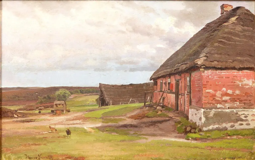 Et hus på Alheden, by Hans Smidth