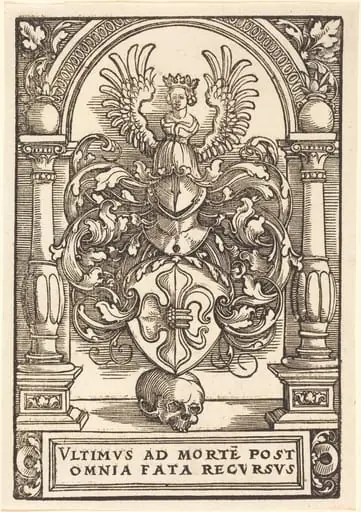Coat of Arms of Lazarus Spengler, by Hans Springinklee