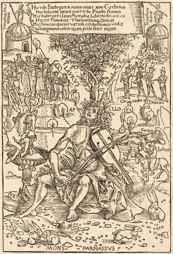 Apollo on Parnasus, by Hans Süss von Kulmbach