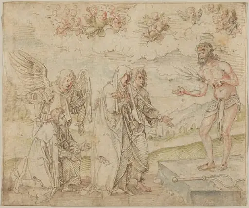 Mary and John before the Man of Sorrows, by Hans Süss von Kulmbach