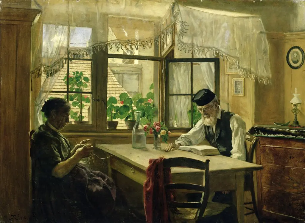 A Peaceful Sunday, by Hans Thoma