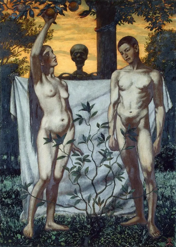 Adam and Eve, by Hans Thoma