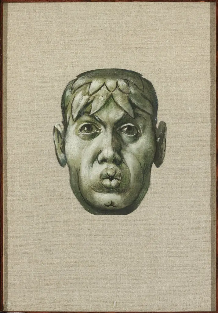 Blowing mask, by Hans Thoma