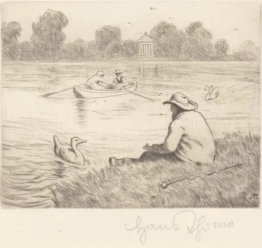 Calm Excursion, by Hans Thoma