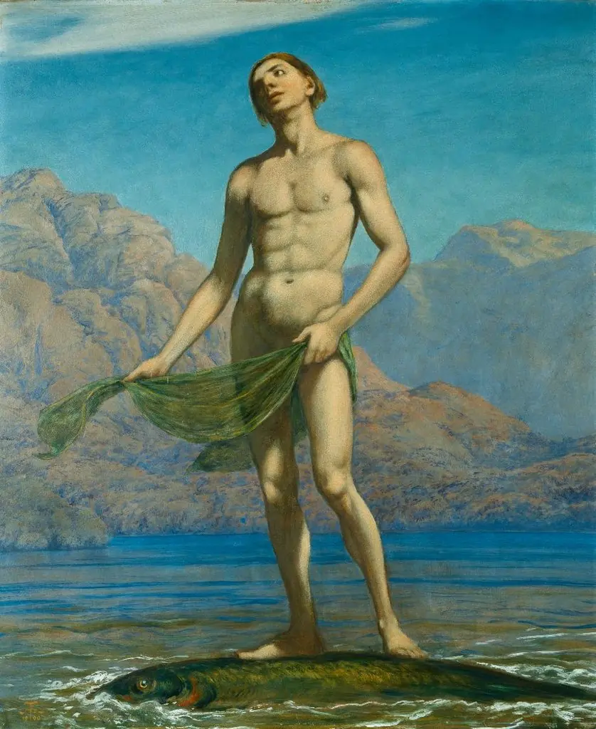 Der Bergsee, by Hans Thoma