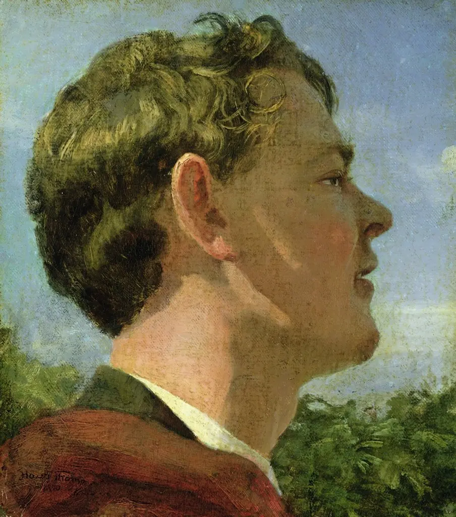 The Artist's Cousin, by Hans Thoma
