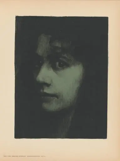 Weiblicher Studienkopf, by Hans Unger