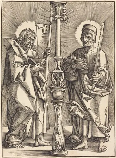 Saint James the Less and Saint Simon, by Hans Vischer