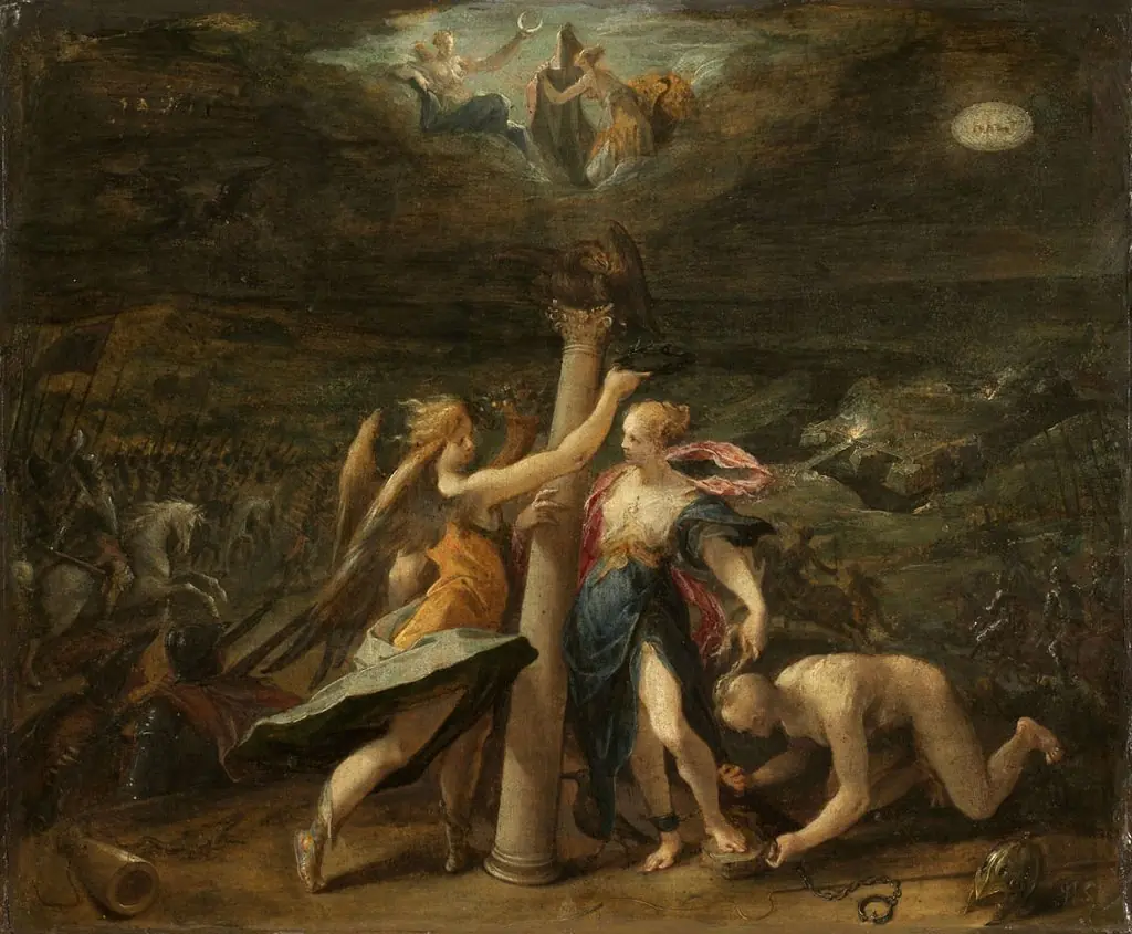 Allegory of the Reconquest of Győr, by Hans von Aachen