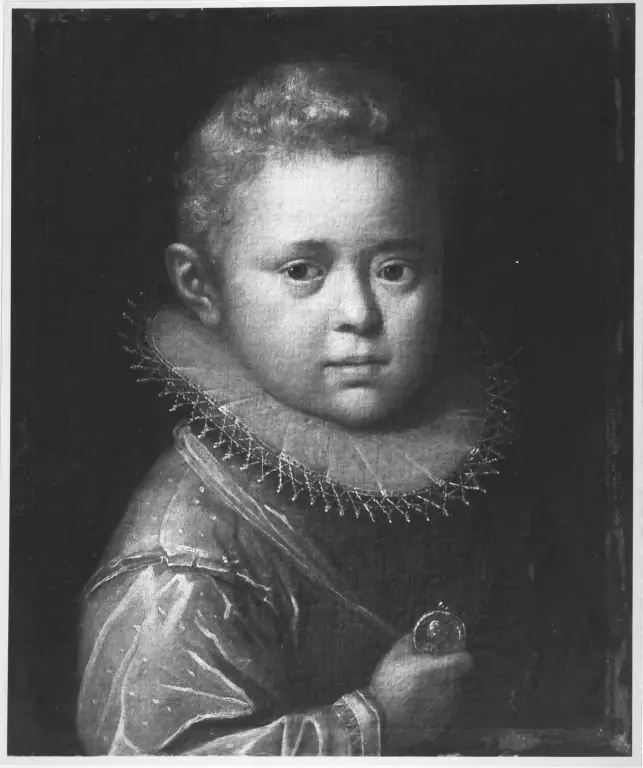 Bildnis eines blonden Knaben, by Hans von Aachen