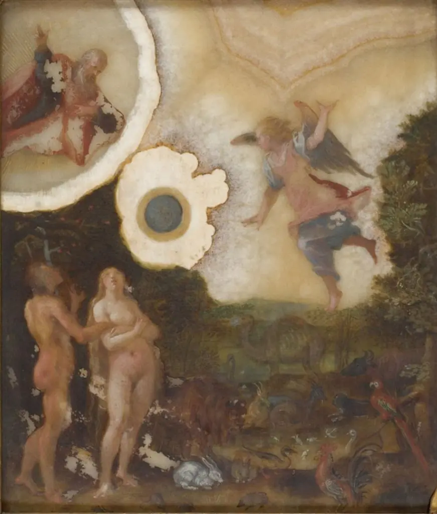 Expulsion from earthly Paradise., by Hans von Aachen, 1600