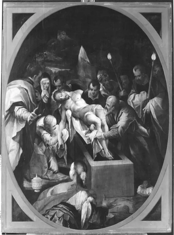 Grablegung Christi, by Hans von Aachen, unspecified, 1592