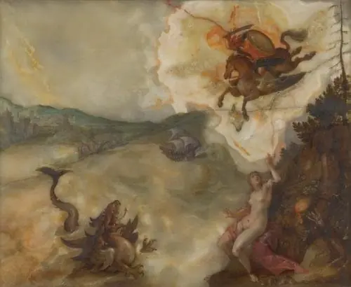 Liberation of Andromeda, release of the winds by Aeolus and Aeneas, by Hans von Aachen