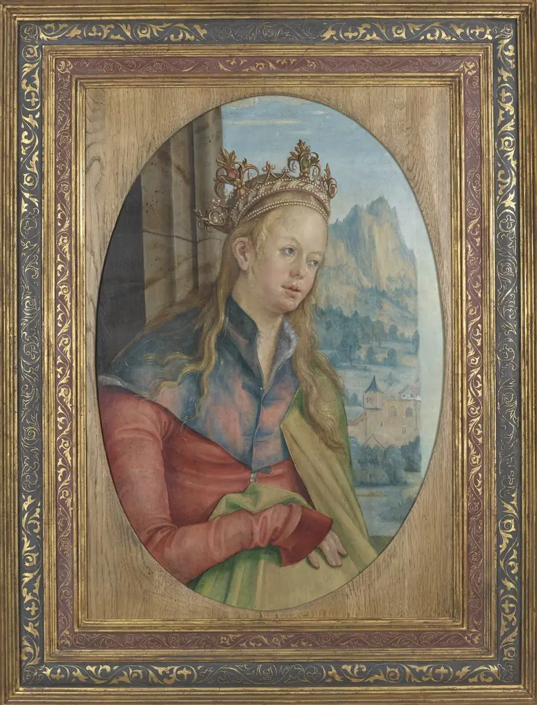 Saint Catherine of Alexandria – Fragment of a Triptych Wing, by Hans von Kulmbach