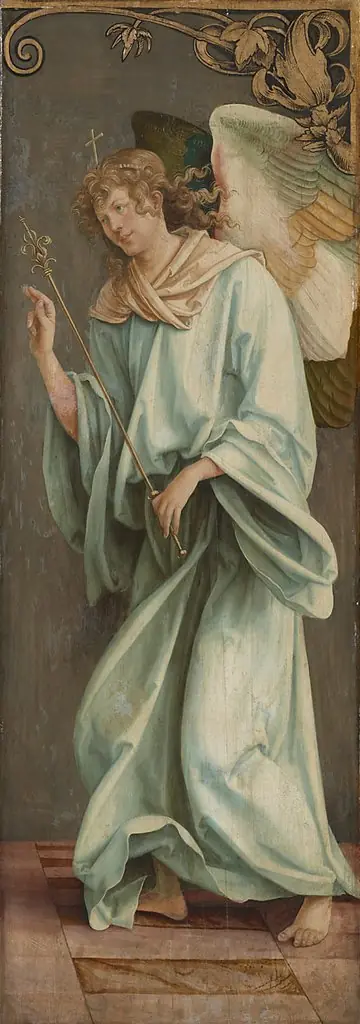 Verkündigung Mariae: Engel, by Hans von Kulmbach