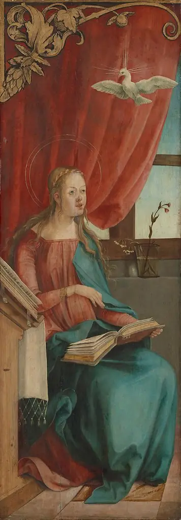 Verkündigung Mariae: Maria, by Hans von Kulmbach