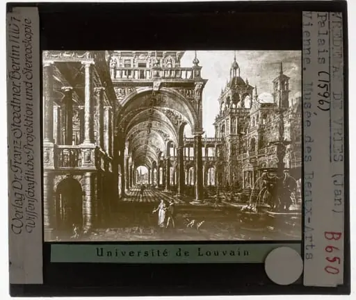 Hans Vredeman de Vries. Palace with Fountain, by Hans Vredeman de Vries